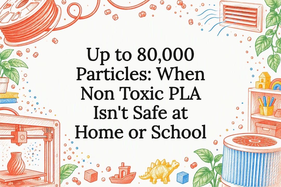 Up to 80,000 Particles: When Non Toxic PLA Isn't Safe at Home or School