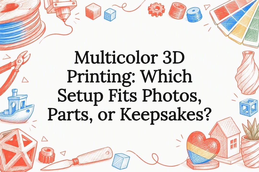 Multicolor 3D Printing: Which Setup Fits Photos, Parts, or Keepsakes?